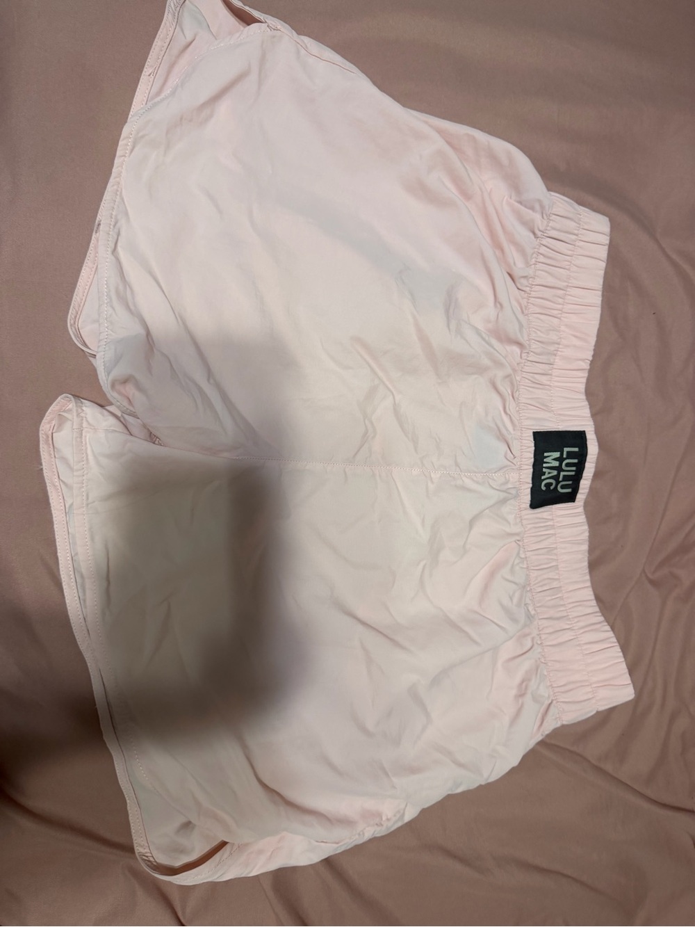 Lulu Mac Women's Athletic Shorts — Light Pink
